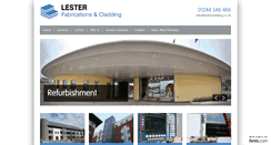 Desktop Screenshot of lestercladding.co.uk